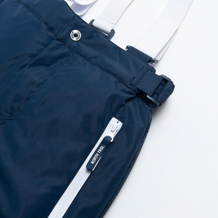 Dark blue ski trousers