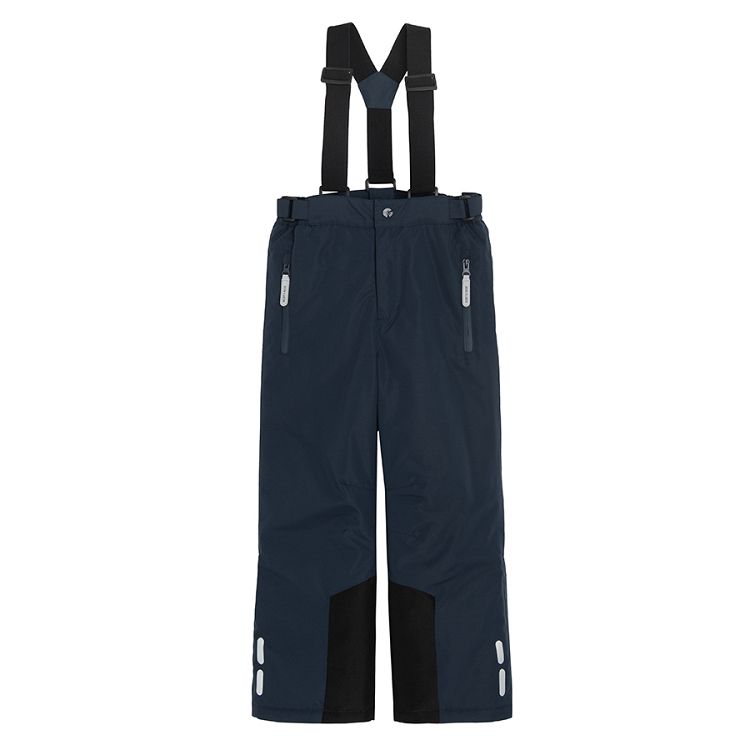 Dark blue ski trousers