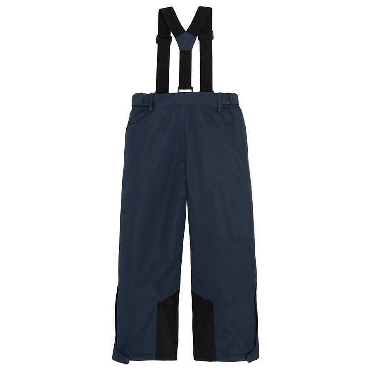 Dark blue ski trousers