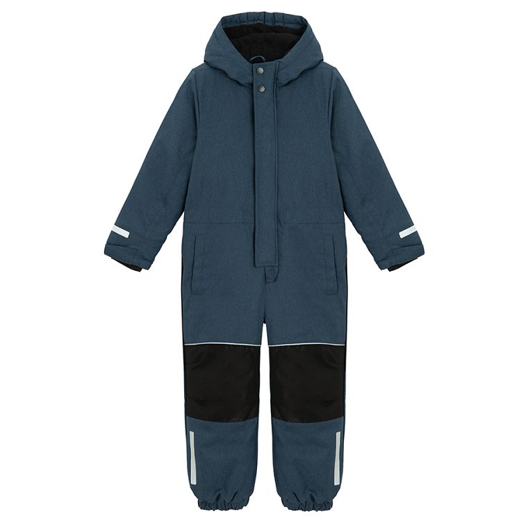 Blue snowsuit