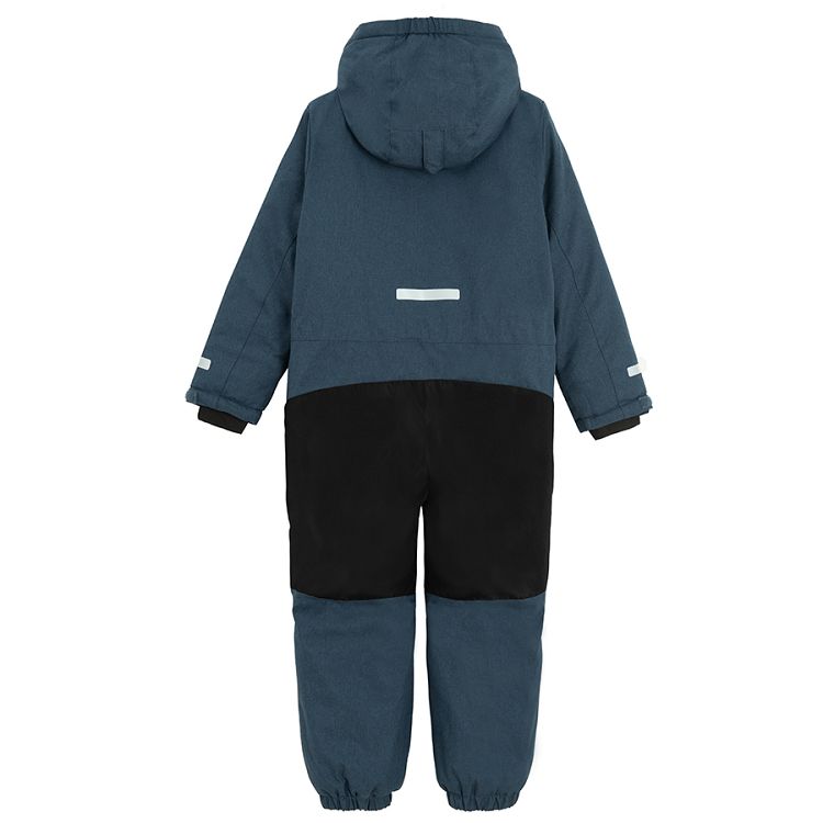 Blue snowsuit