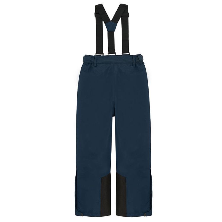 Blue ski trousers