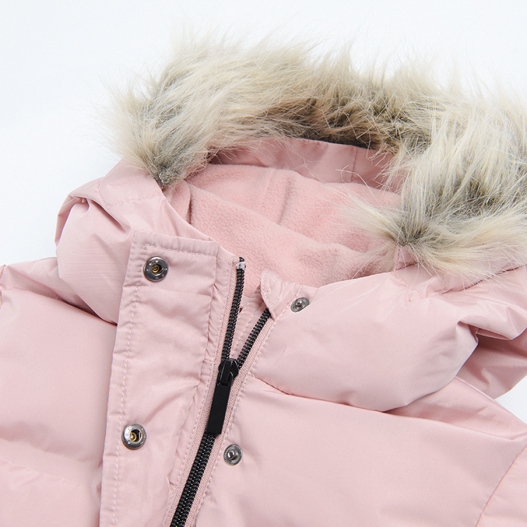 Light pink hooded jacket