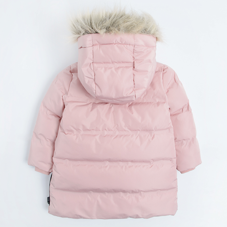 Light pink hooded jacket