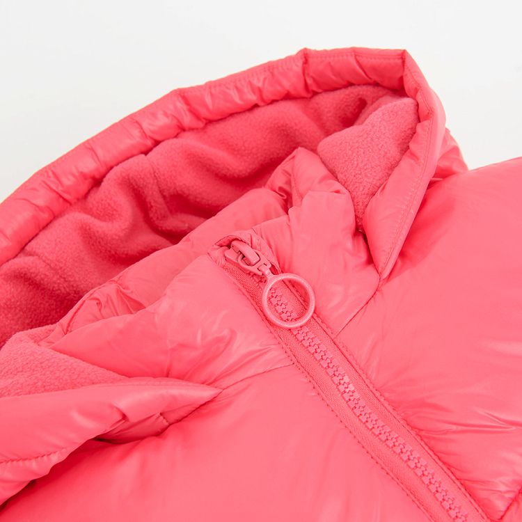 Fuchsia hooded jacket