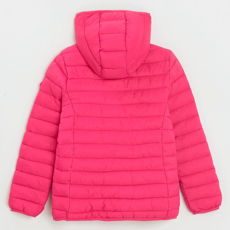 Fuchsia hooded jacket