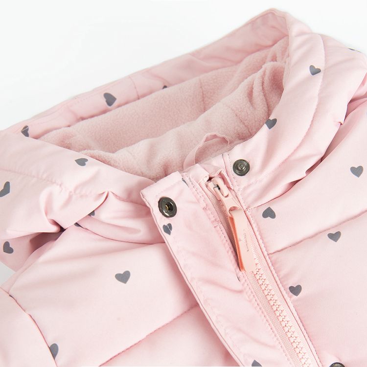 Pink ski jacket and pants- 2 pieces