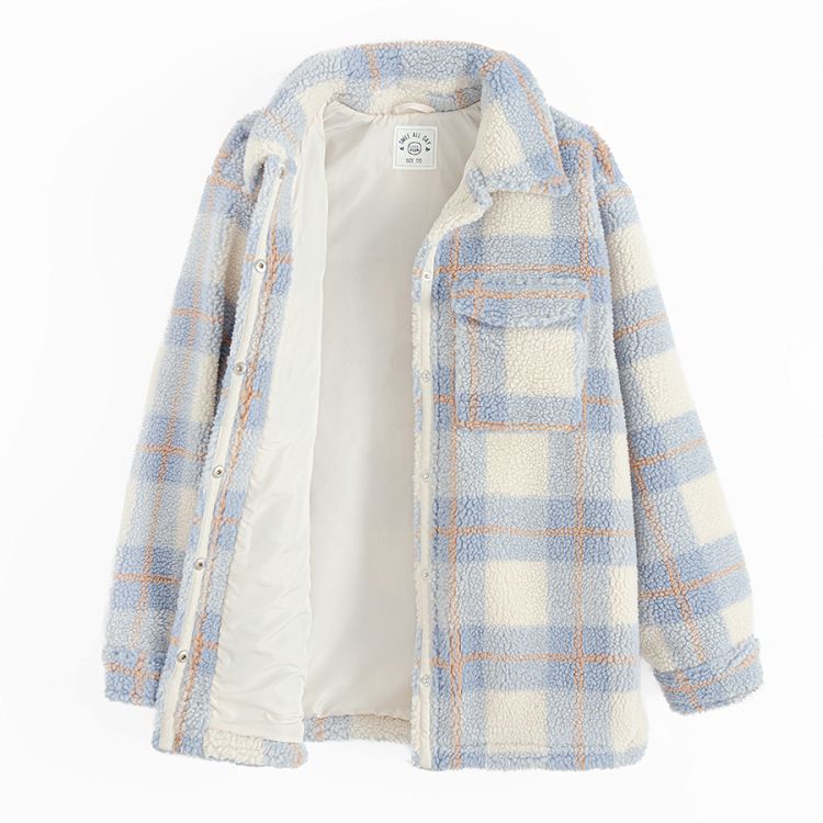 Checked light jacket shirt