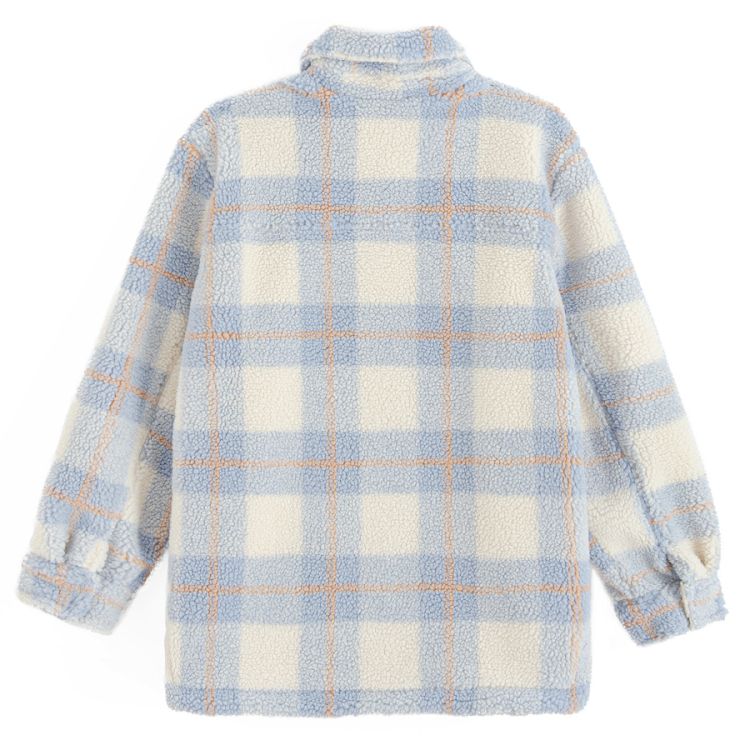 Checked light jacket shirt