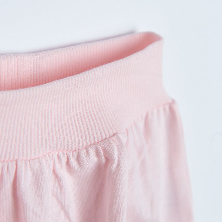 White and pink shorts- 2 pack