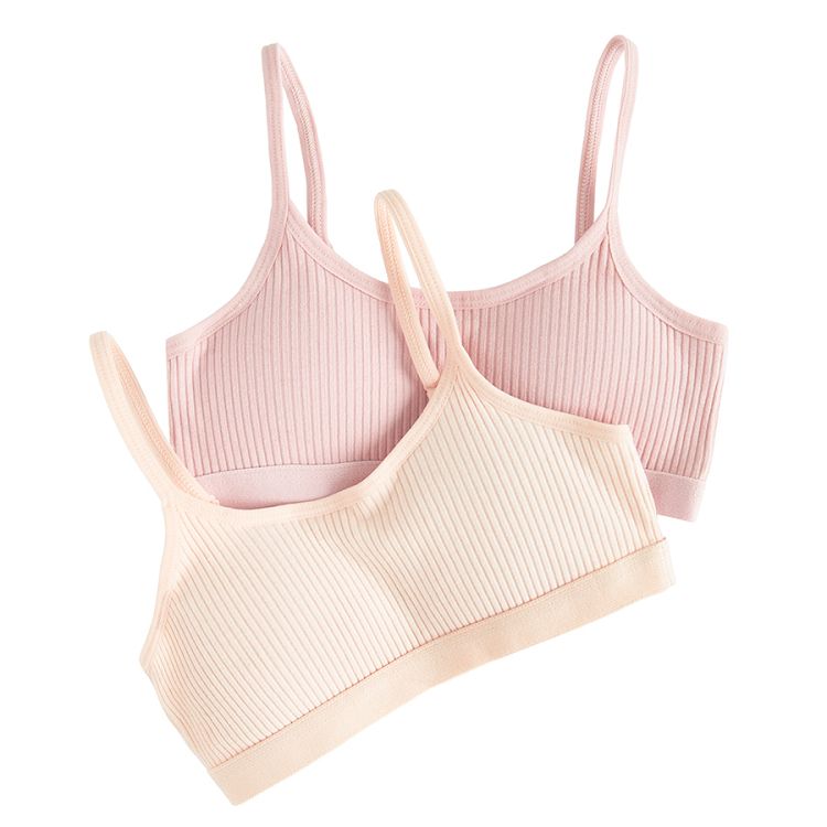 Beige and dusty pink bras- 2 pack