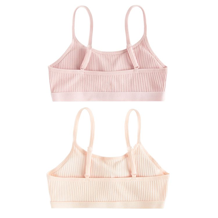 Beige and dusty pink bras- 2 pack