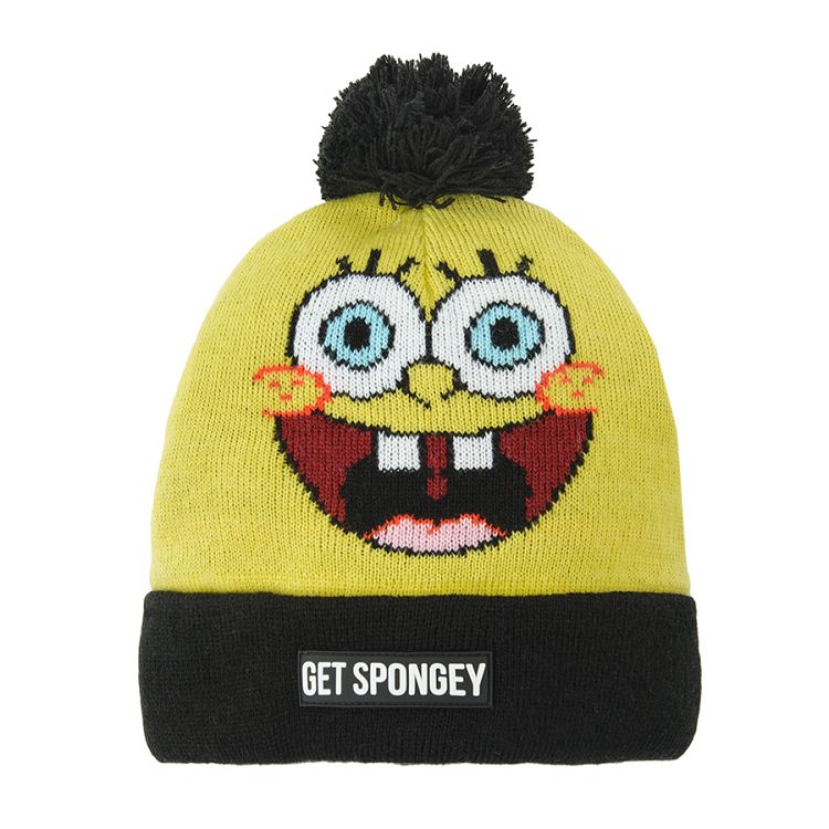 Bob Sponge cap with pom pom