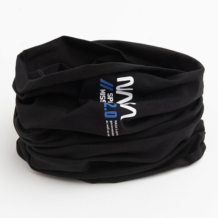 NASA black neckerchief