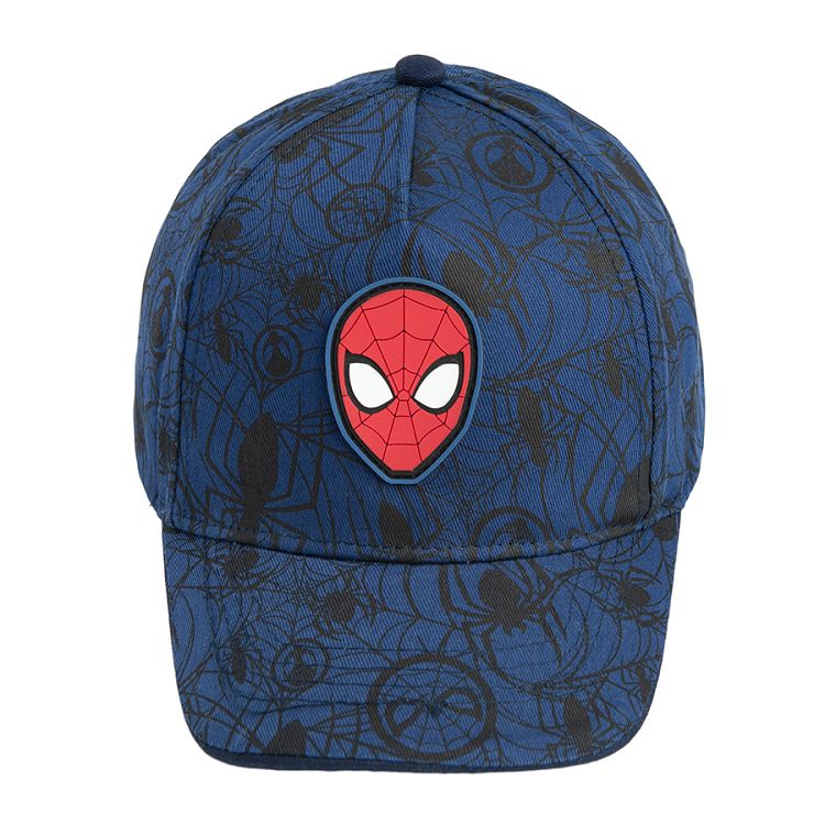 Spiderman blue jockey hat