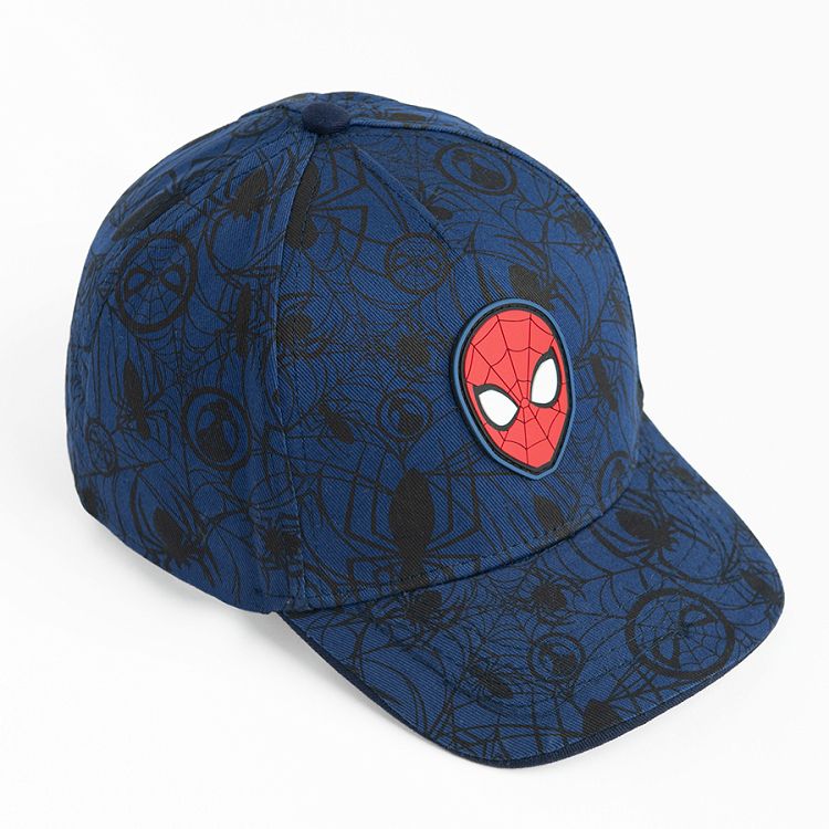 Spiderman blue jockey hat