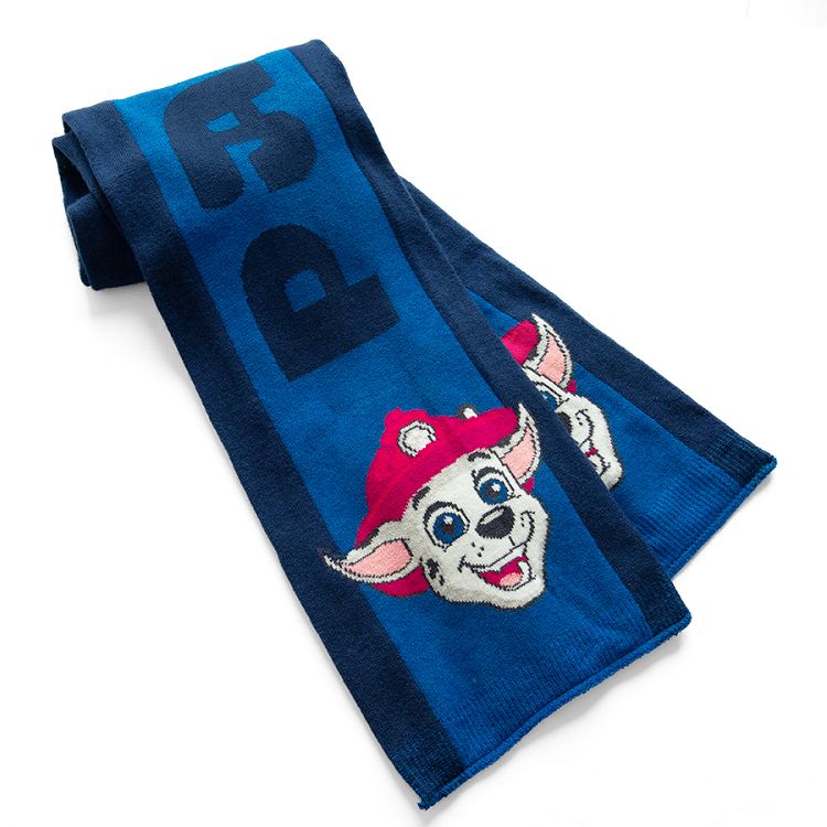 Paw Patrol blue scarf