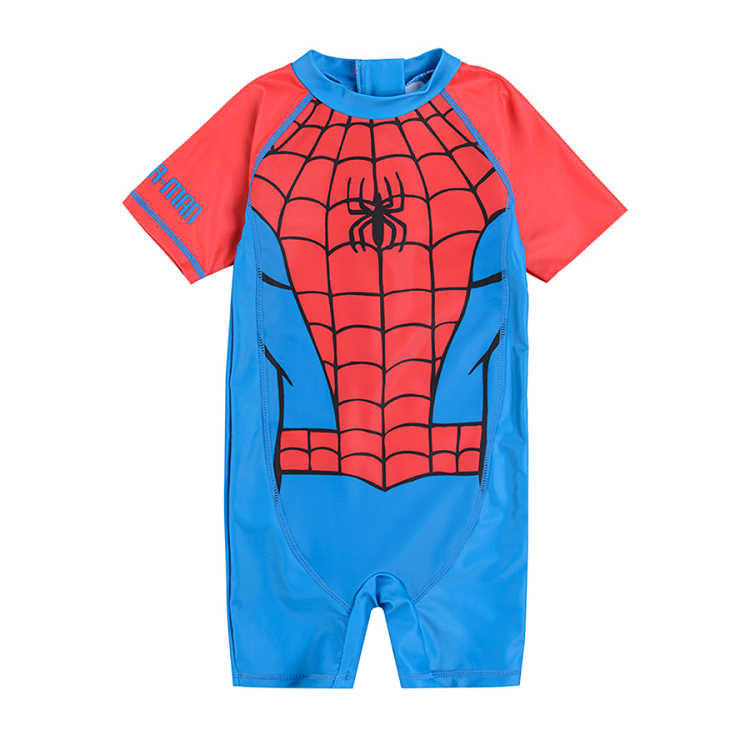 Spiderman swimming romper with UV+50 protection