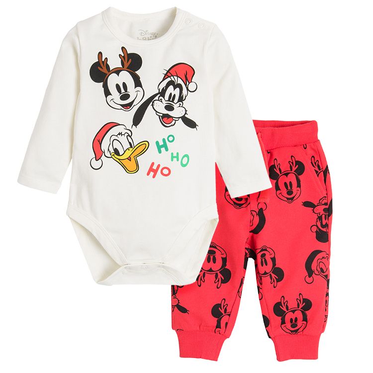 Disney mix Christmas clothing set