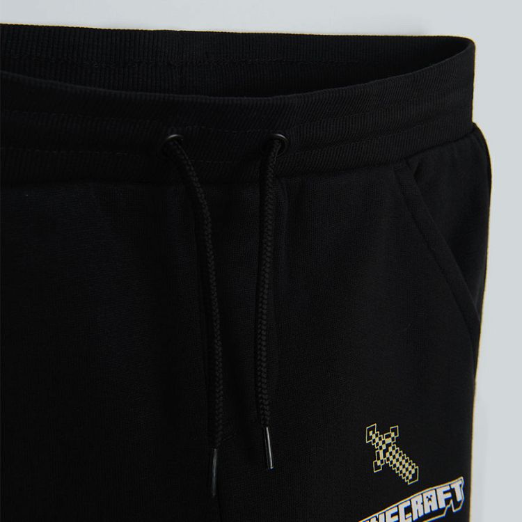 Black Minecraft jogging pants