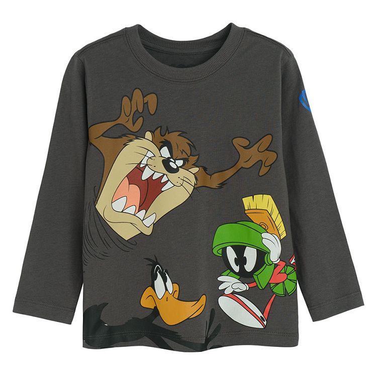 Looney Tunes black and white long sleeve blouses- 2 pack