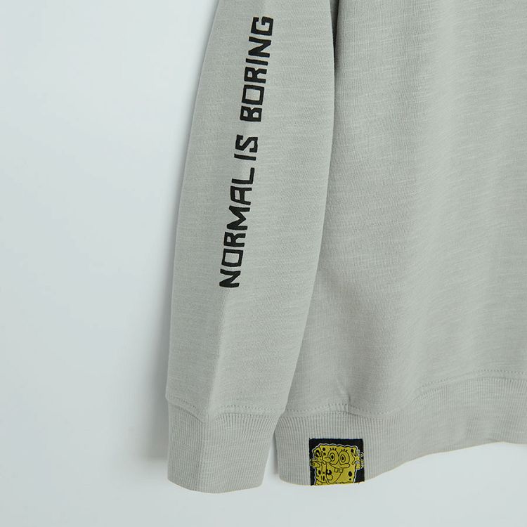 Sponge Bob grey sweatshirt