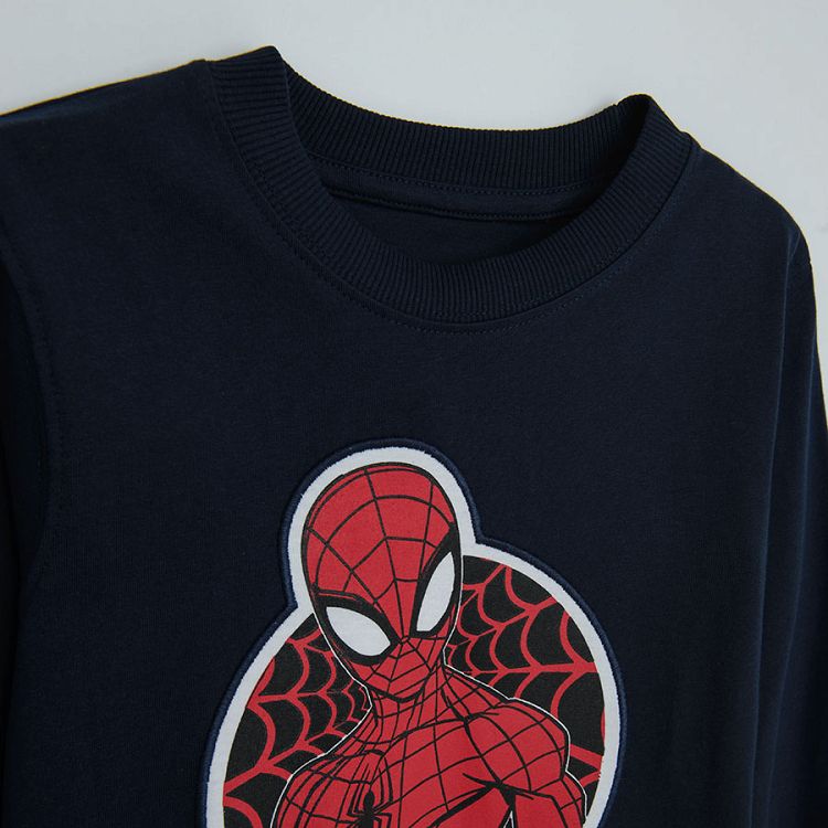 Spiderman blue sweatshirt