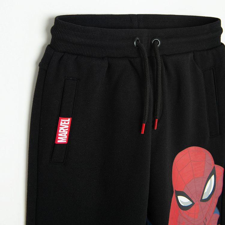 Spiderman black jogging pants