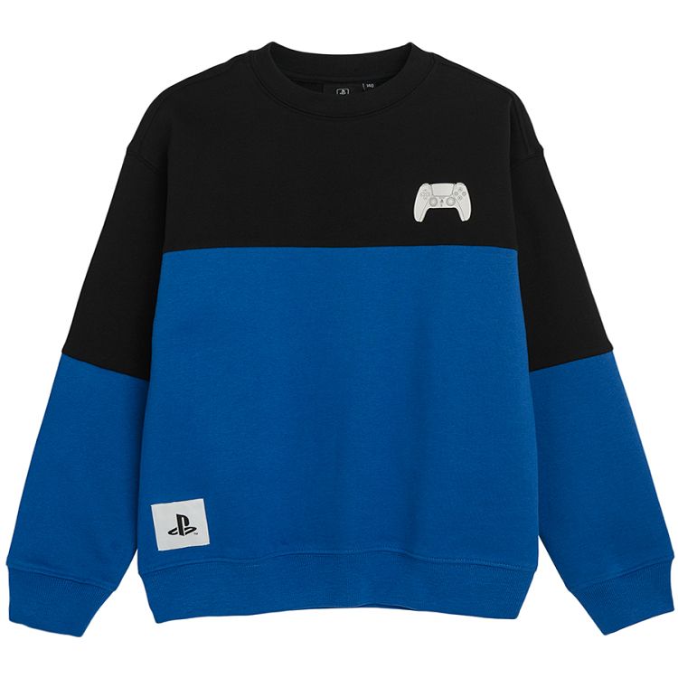 Playstation black and blue sweatshirt