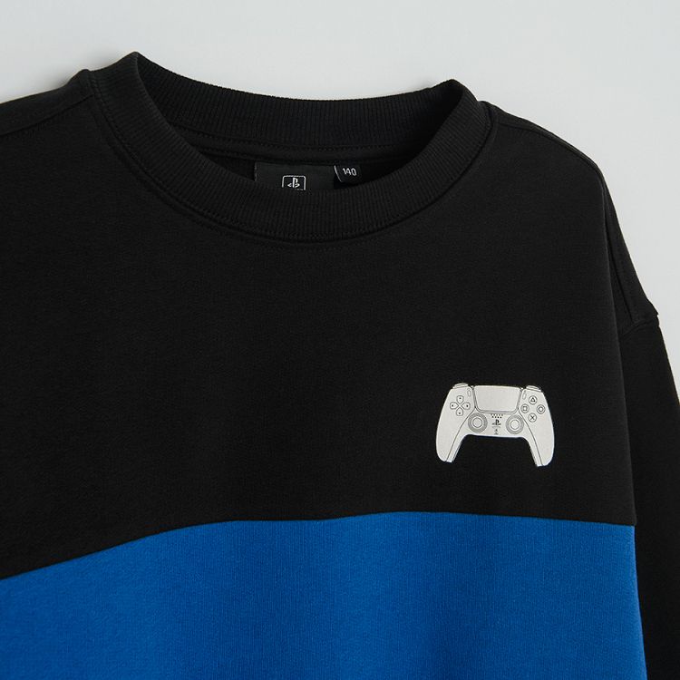 Playstation black and blue sweatshirt