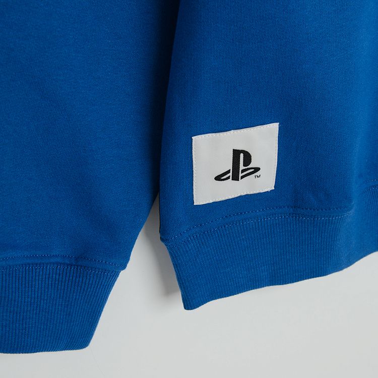 Playstation black and blue sweatshirt