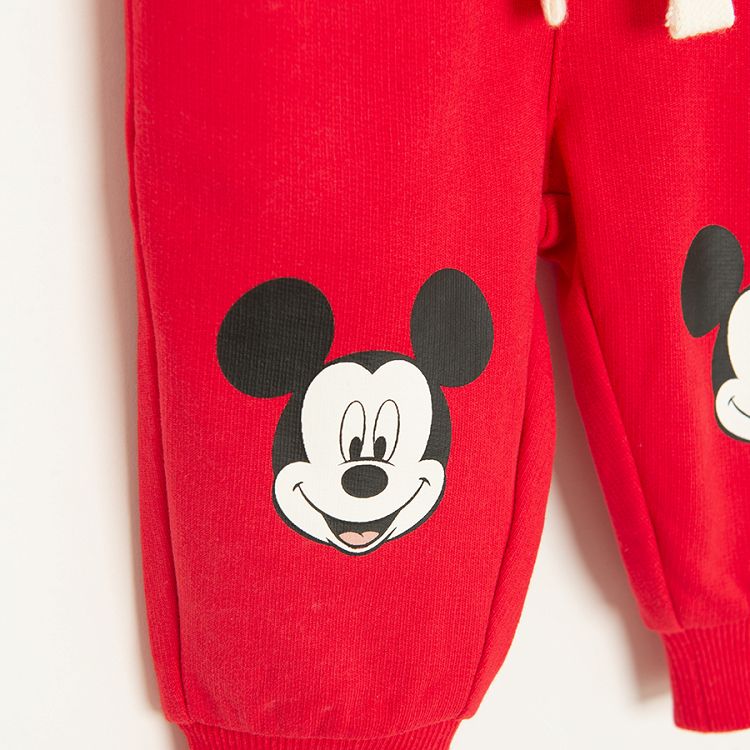 Mickey Mouse red jogging pants