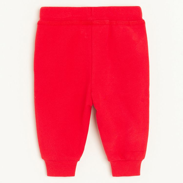 Mickey Mouse red jogging pants