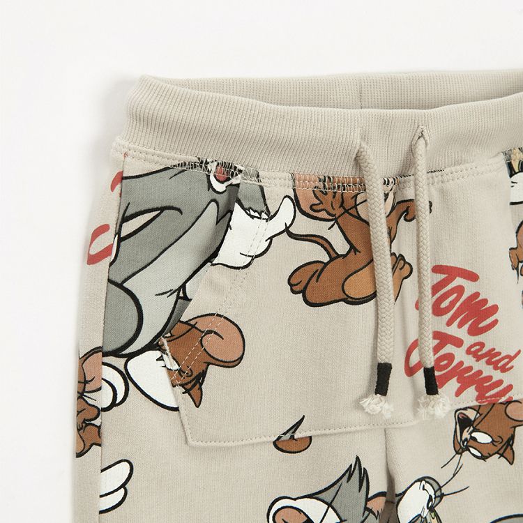 Tom and Jerry grey melange sweatpants