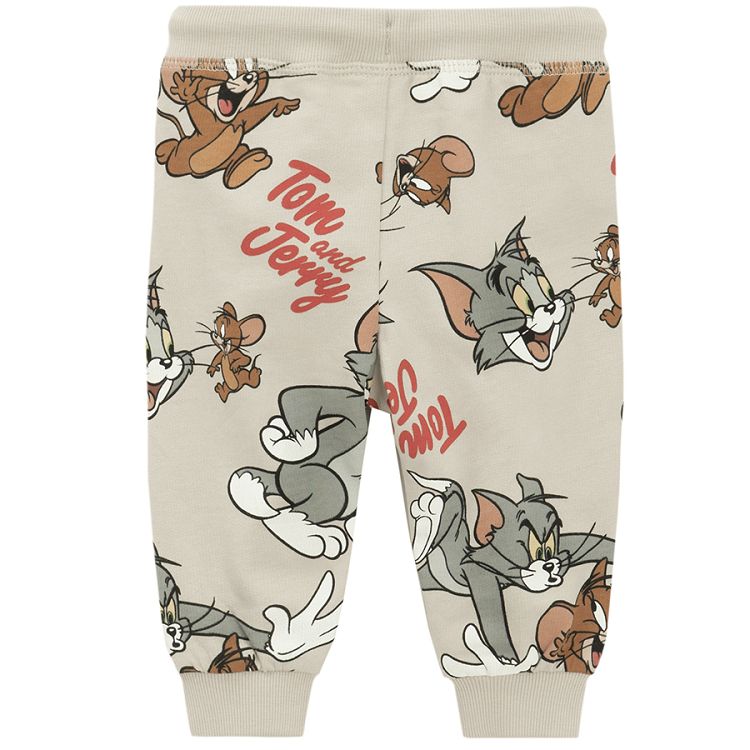 Tom and Jerry grey melange sweatpants