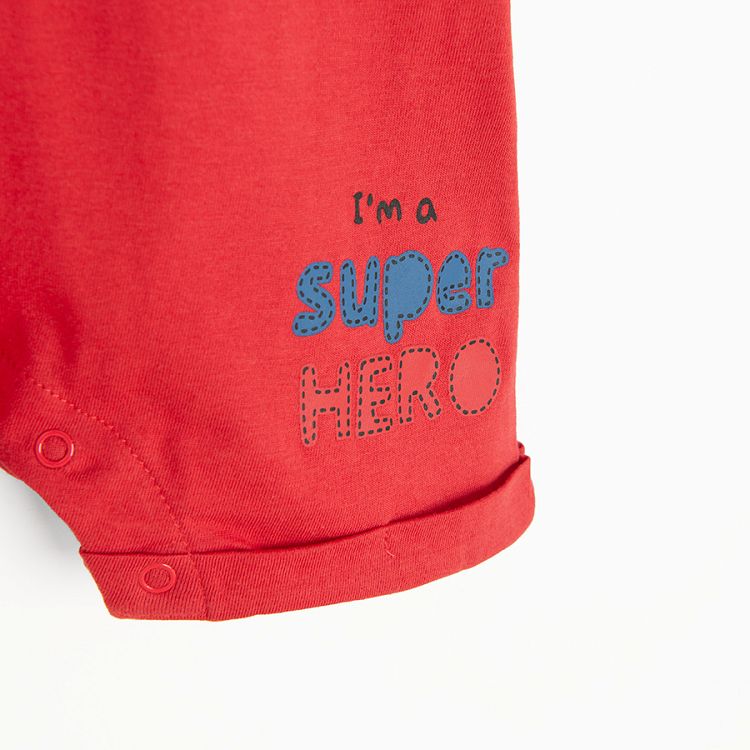 Spiderman red romper