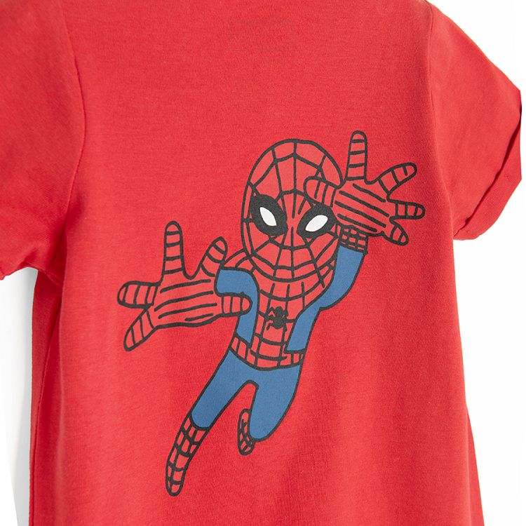 Spiderman red romper