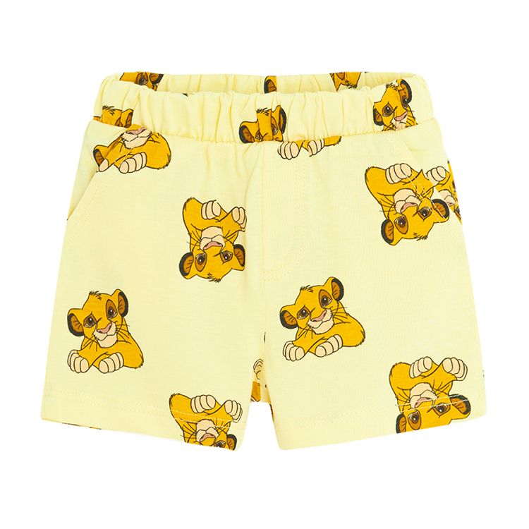 Lion King yellow shorts