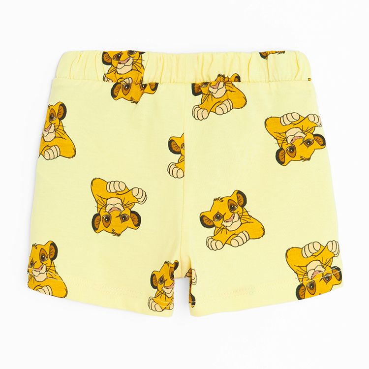 Lion King yellow shorts