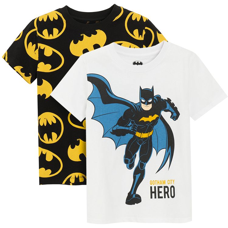 Batman white and black T-shirts- 2 pack