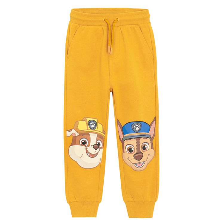 Paw Patrol blue and yellow sweatpants