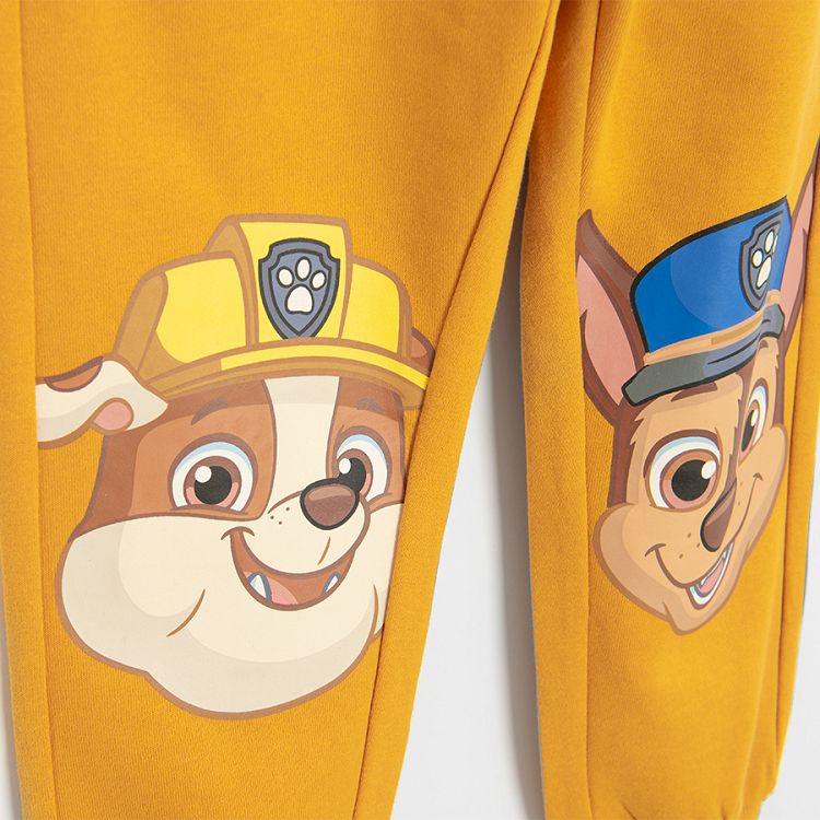 Paw Patrol blue and yellow sweatpants