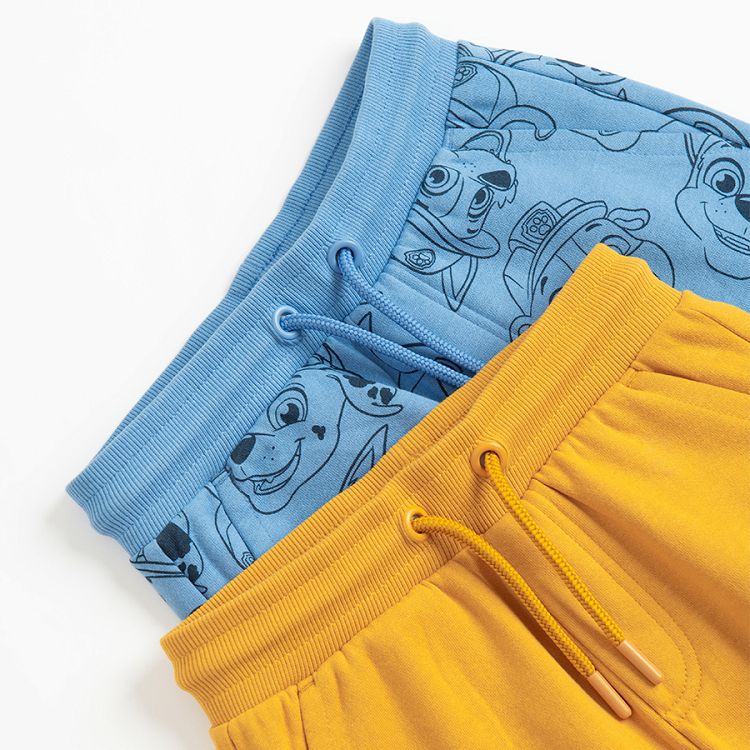 Paw Patrol blue and yellow sweatpants