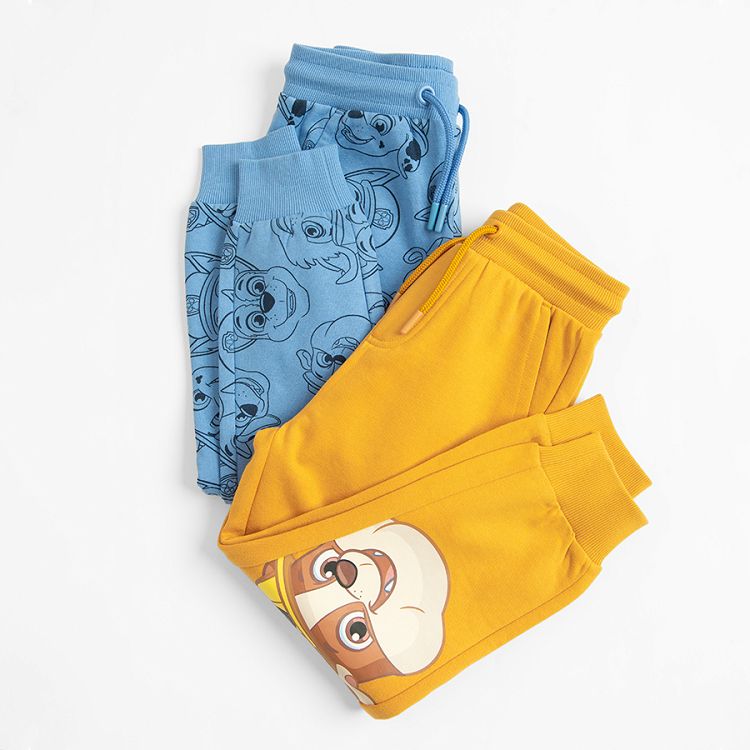 Paw Patrol blue and yellow sweatpants