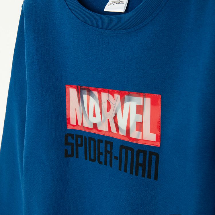 Spiderman blue sweatshirt