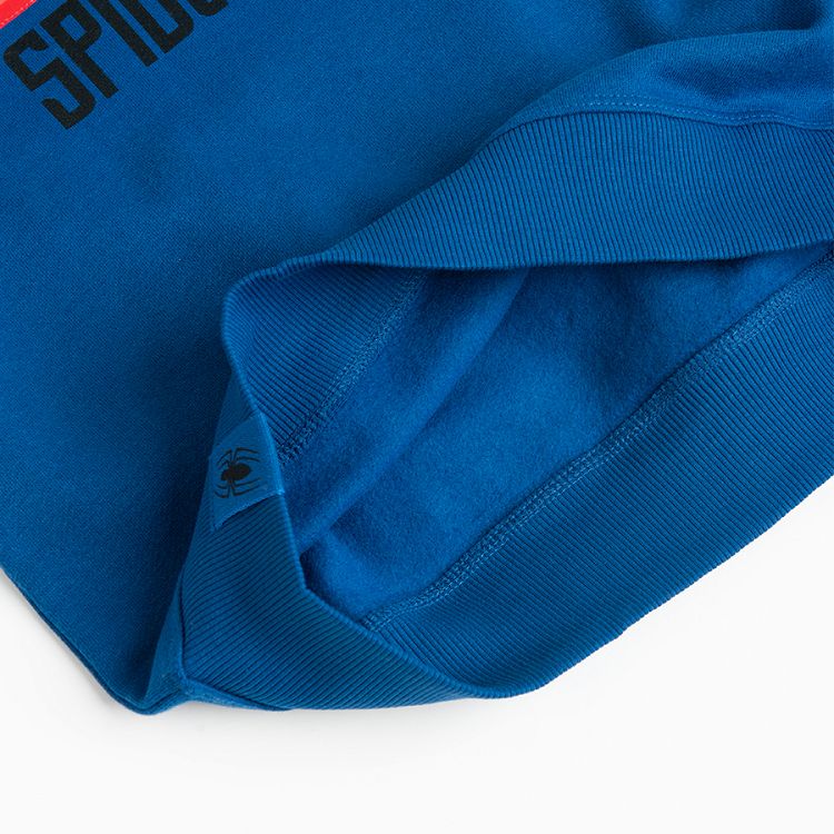 Spiderman blue sweatshirt