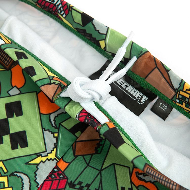 Minecraft green shorts