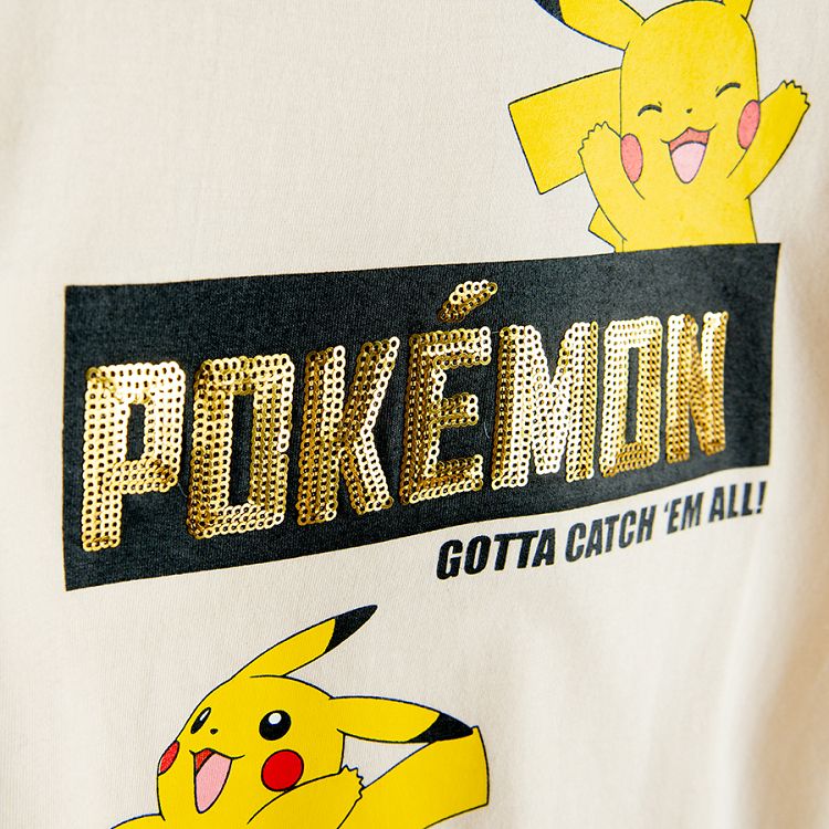 Pokemon olive T-shirt