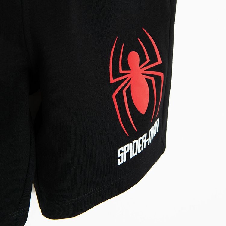 Spiderman black long shorts