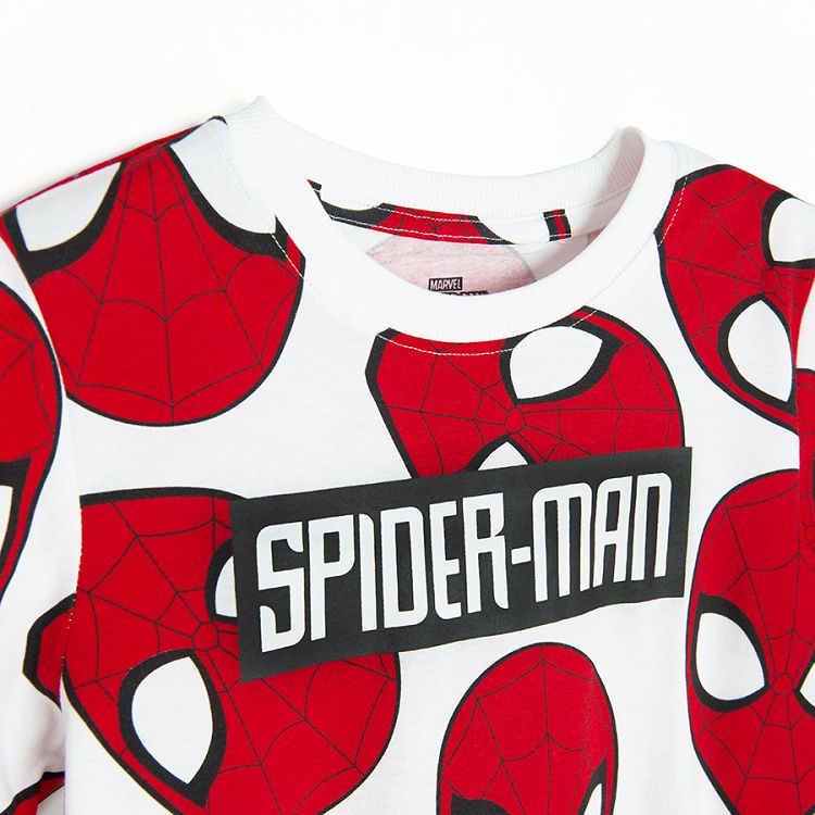 Spiderman set, T-shirt and black shorts